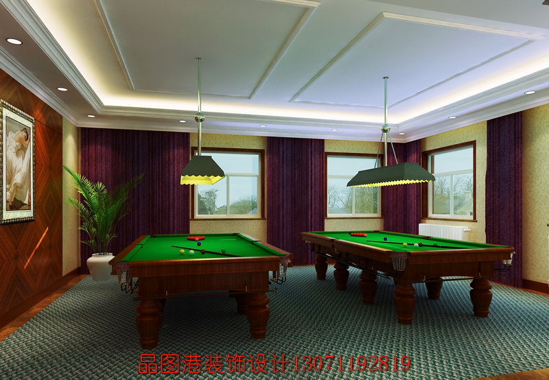 臺球室設計
